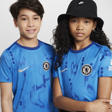 Dres Nike Chelsea FC Academy Pro Dri-FIT Pre-Match Short-Sleeve Top Modrá | FQ0010-436, 2