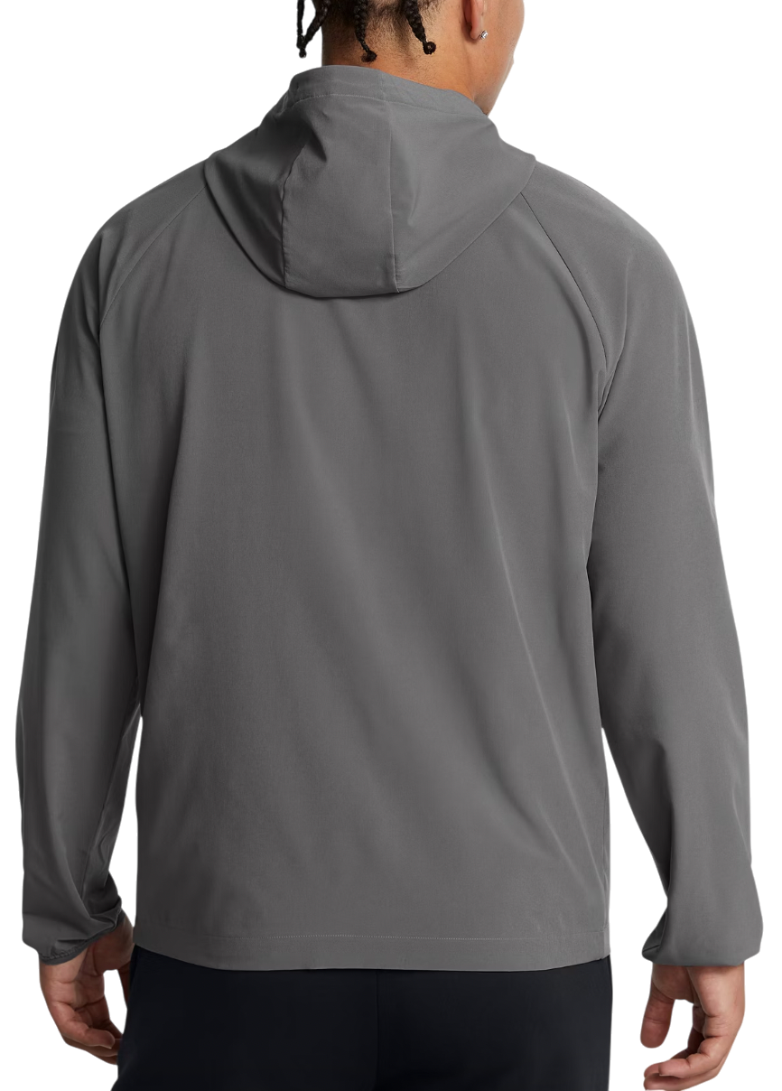 Vetrovka Under Armour UA Stretch Woven Windbreaker Jacket Šedá | 6003001-025, 1