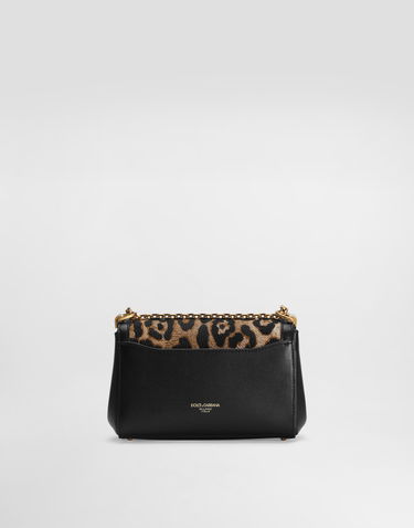 Taška cez rameno Dolce & Gabbana Dolce & Gabbana Marlene City Mini Shoulder Bag with Thread Embroidery Rôznofarebný | BB7766A6I3789738, 3