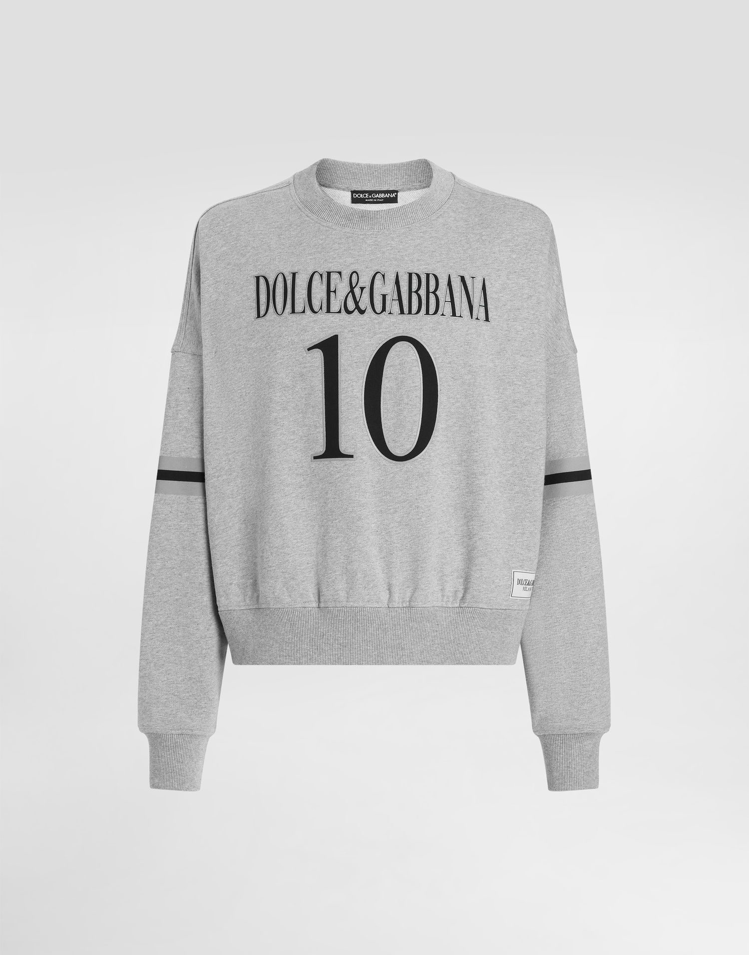 Mikina Dolce & Gabbana Dolce & Gabbana Cotton Sweatshirt With Logo Šedá | G9BEFTG7O2NS8290, 0