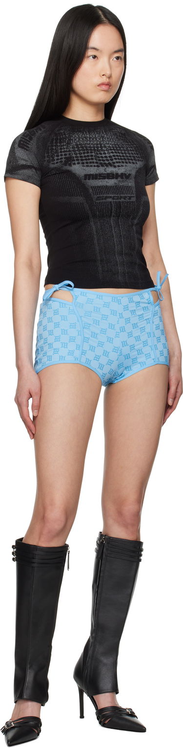 Šortky MISBHV MISBHV Monogram Coquette Shorts Modrá | 250W357, 3