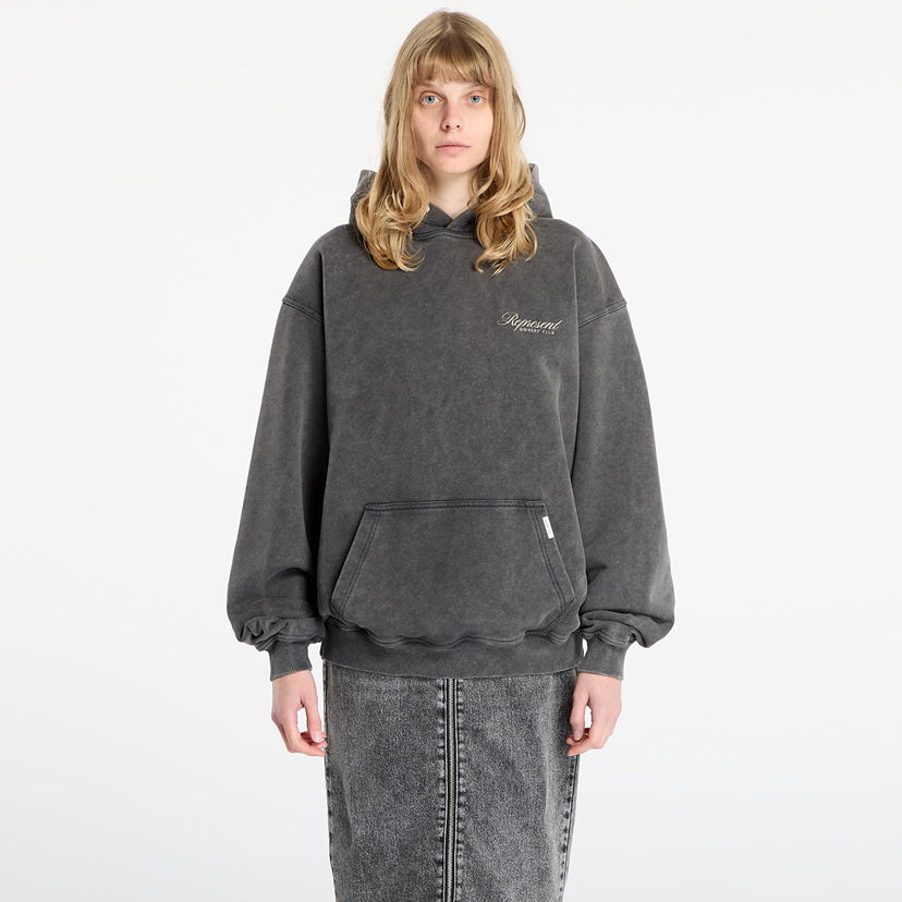 Mikina Represent Clo Vintage Owners Club Script Hoodie Šedá | OCM41200-47