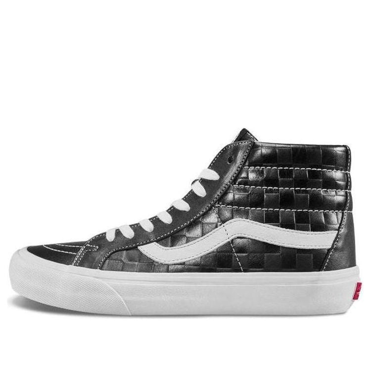 Tenisky a topánky Vans SK8-HI Reissue 6 Checkerboard Embossed Čierna | VN0A4BVGXKU, 0