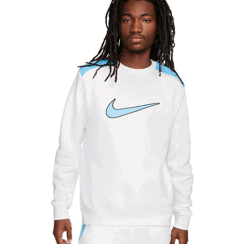 Mikina Nike Sportswear Crew Sweatshirt Biela | FN0245-101