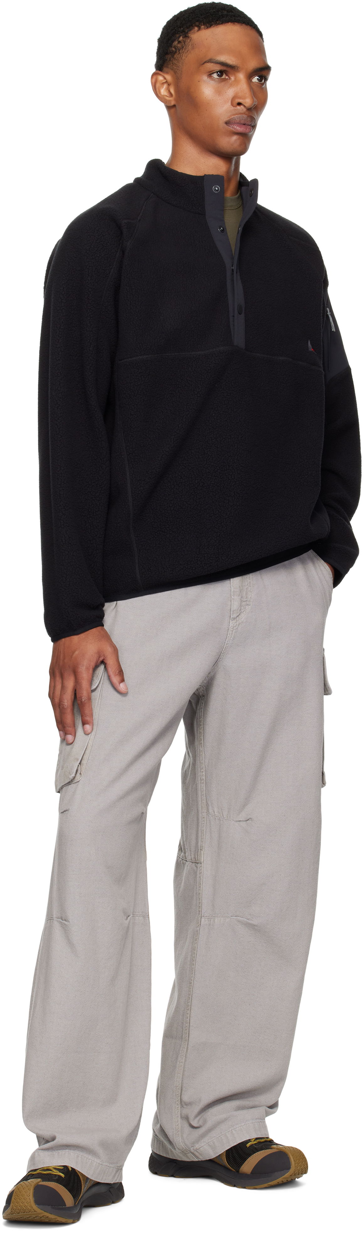 Fleece Button Up Jacket