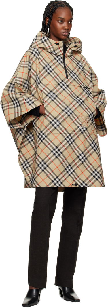 Pláštenka Burberry Burberry Packaway Check Twill Cape Jacket Béžová | 8105325, 3