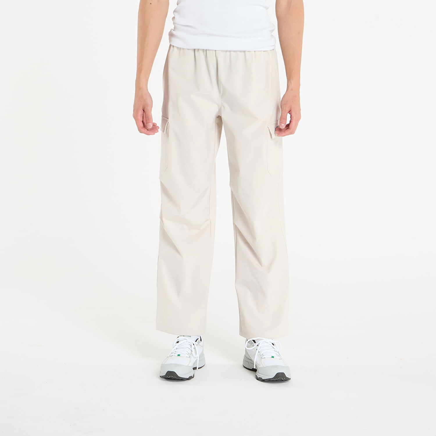 Cargo nohavice New Balance Ripstop Cargo Pant L Béžová | MP51538TWF, 0
