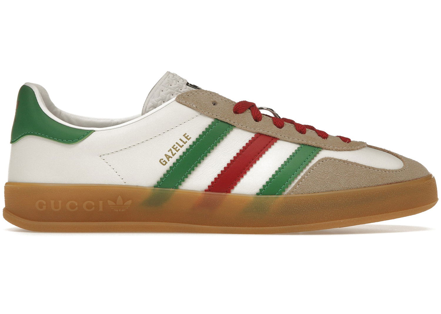 Tenisky a topánky adidas Originals adidas x Gucci Gazelle White Green Red (Women's) Béžová | 726488 AAA43 9547, 0