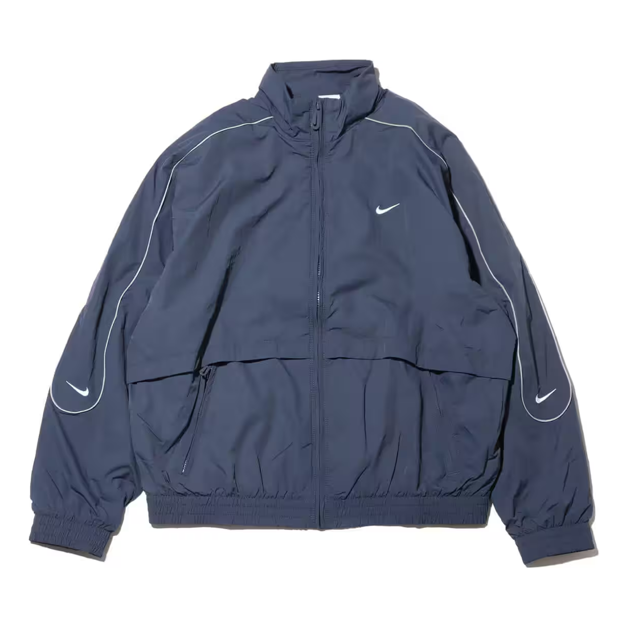Bunda Nike Sportswear Solo Swoosh Woven Track Jacket Navy | FB8623-437, 0