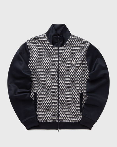Sveter Fred Perry Knitted Panel Track Jacket Čierna | J8559-608, 0