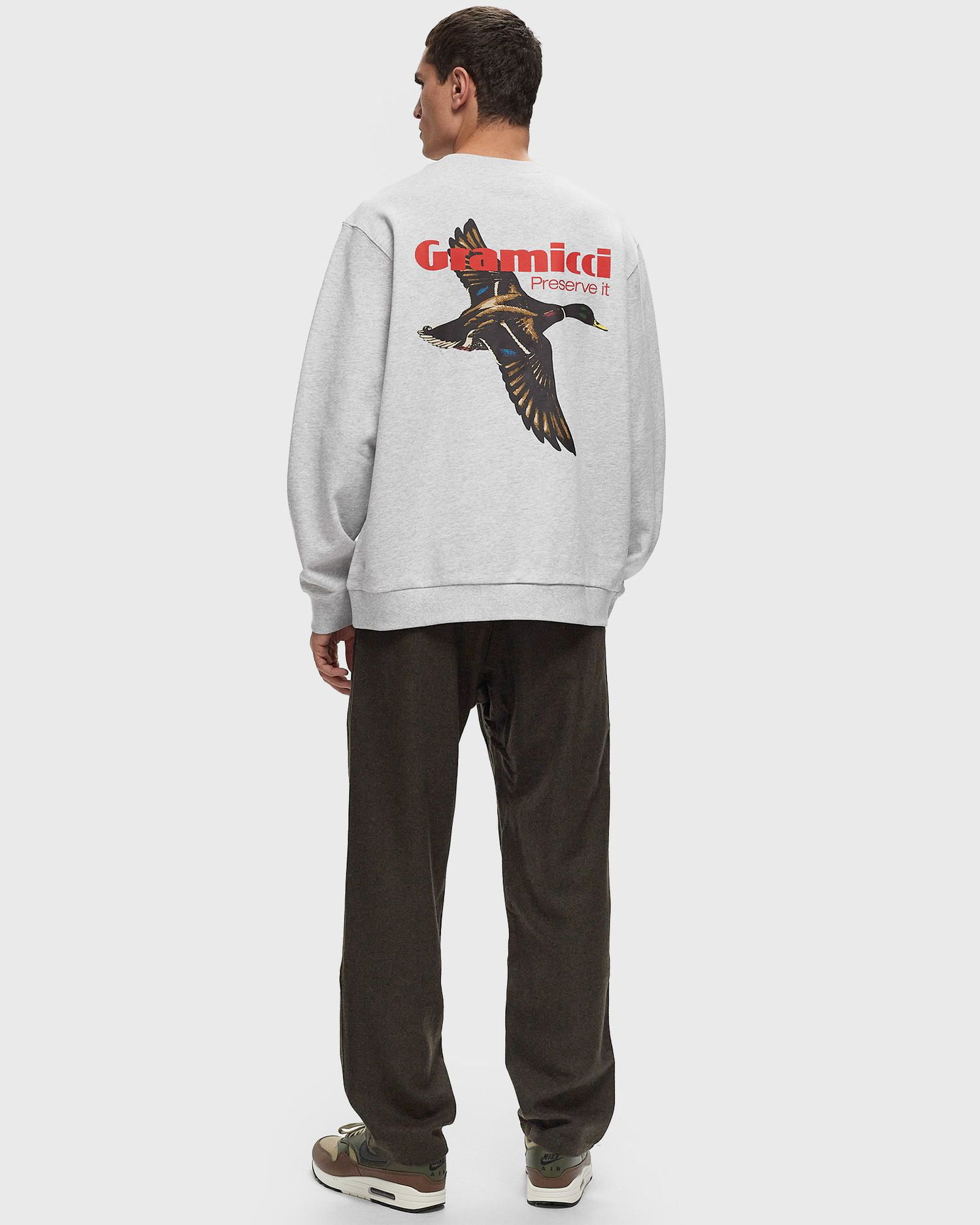 Mikina GRAMICCI Preserve It Sweatshirt Šedá | G4FU-J115-GREY-HEATHER, 1