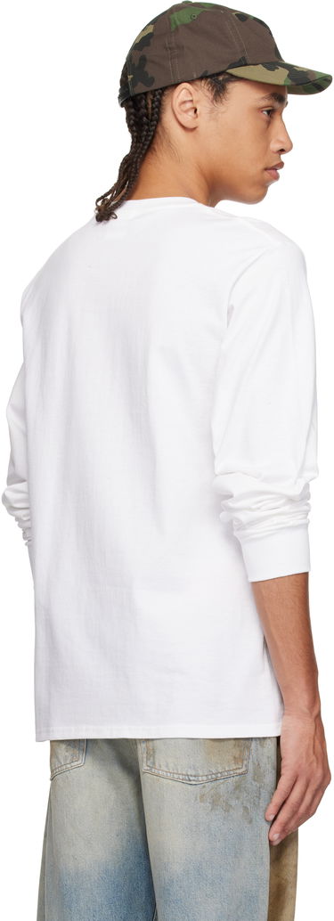 Tričko Noah Noah 'The Pain Cave' Graphic Long Sleeve T-Shirt Biela | T256SS25WHT, 2