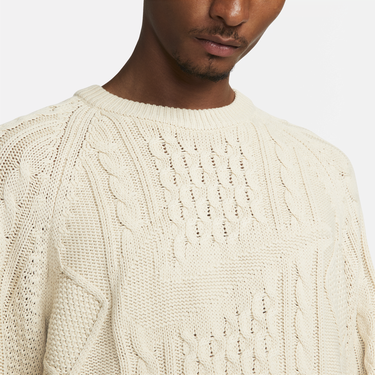 Sveter Nike Life Cable Knit Sweater Béžová | DQ5176-206, 3