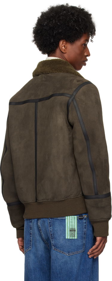 Bomber bunda Paul Smith PS Paul Smith Zip Shearling Jacket Zelené | M2R-440YL-N21914-69, 2