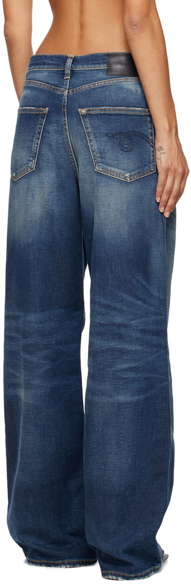 Džínsy R13 R13 Damon Wide-Leg Jeans Modrá | R13W3147-D144A, 2
