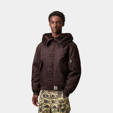 Bomber bunda Carhartt WIP Carhartt WIP HD Oltera Bomber Jacket Hnedá | I035309_9, 4