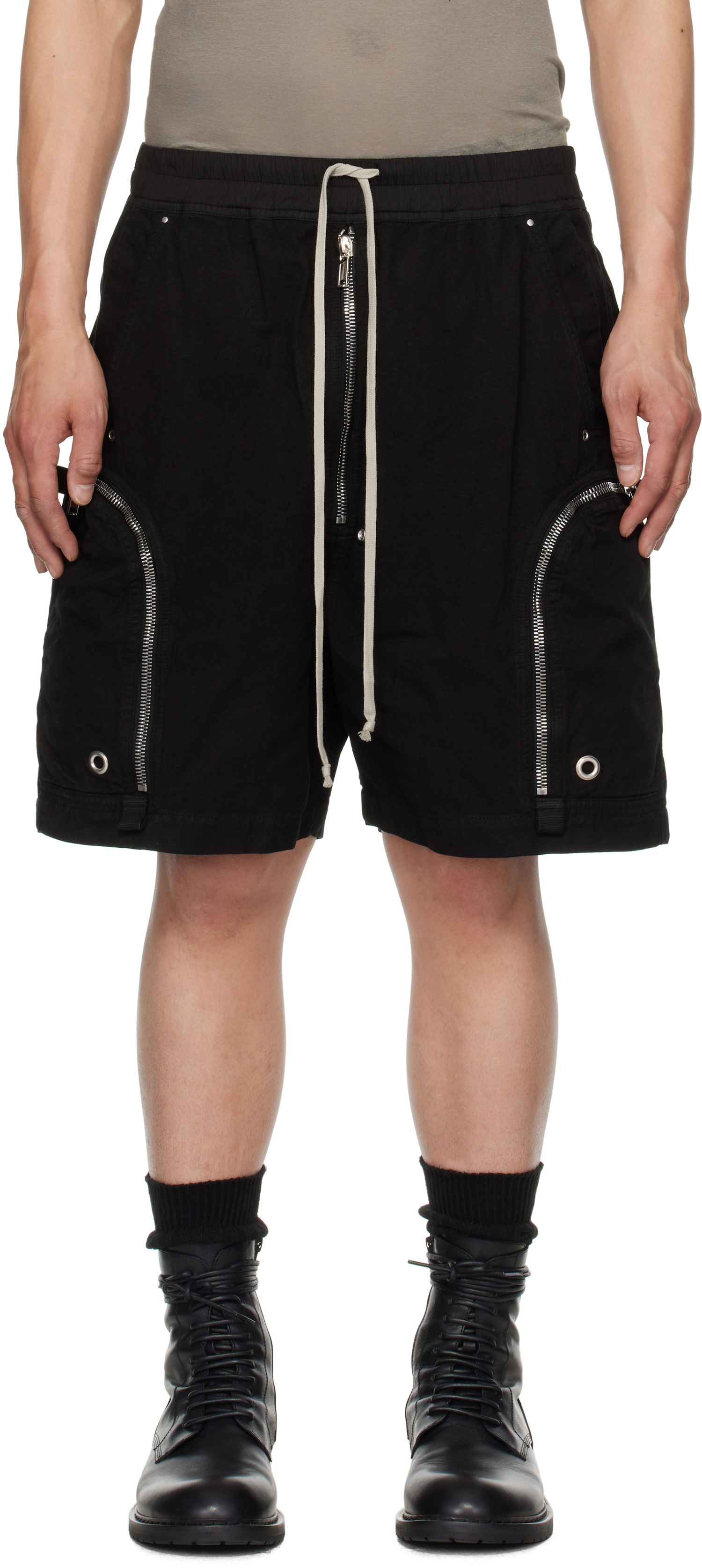 Šortky Rick Owens Rick Owens DRKSHDW Hollywood Bauhaus Shorts Čierna | DU01E3389 CVS, 0