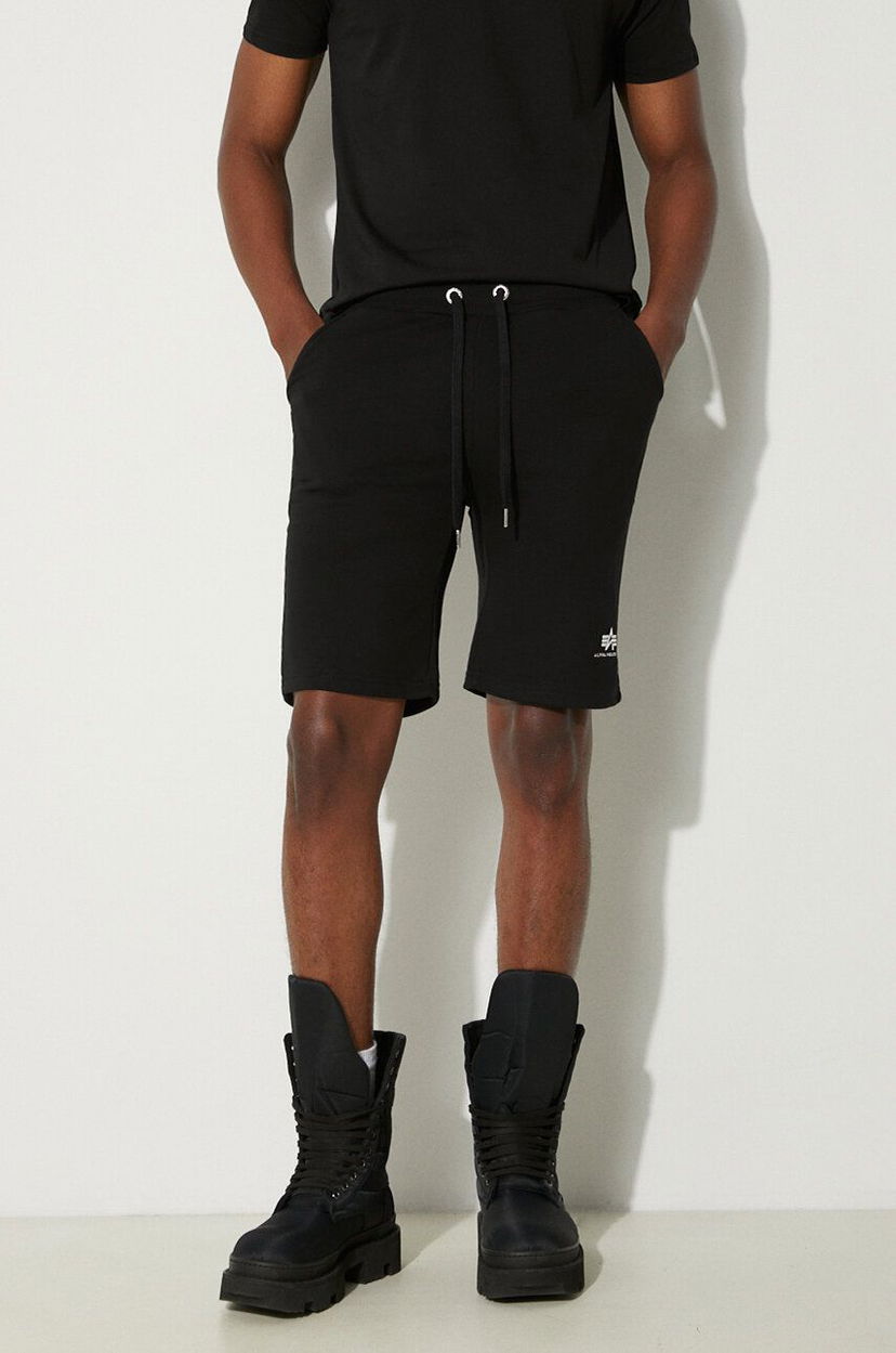 Šortky Alpha Industries Basic Shorts Čierna | 116363FP.530
