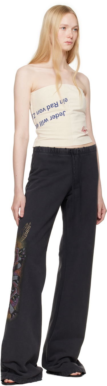 Tielko Marine Serre Marine Serre Regenerated Bustier Top Béžová | WTO436A UWOV0009, 3