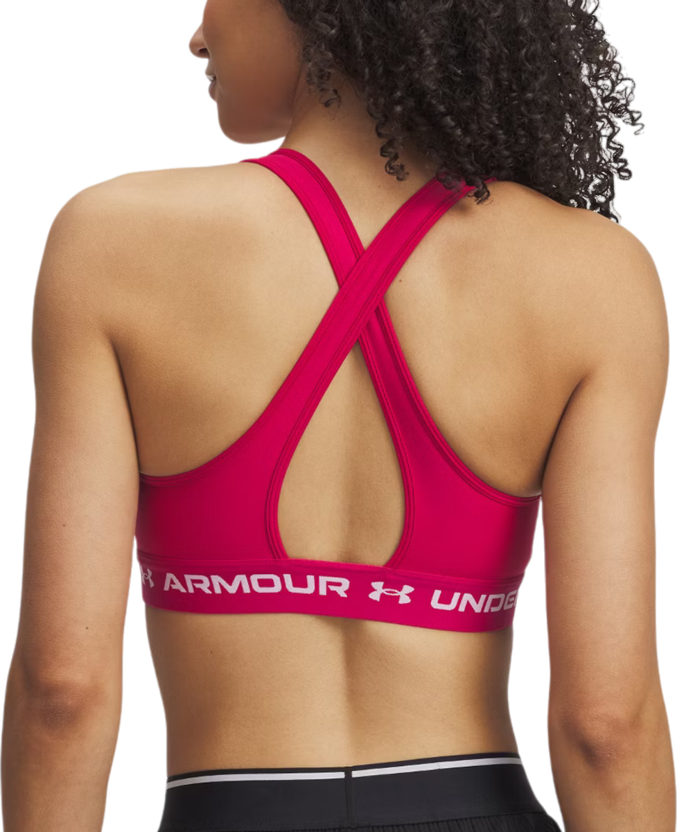 Podprsenka Under Armour Crossback Mid Sports Bra Ružová | 1361034-681, 1
