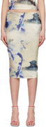 Miaou Verona Printed Midi Skirt