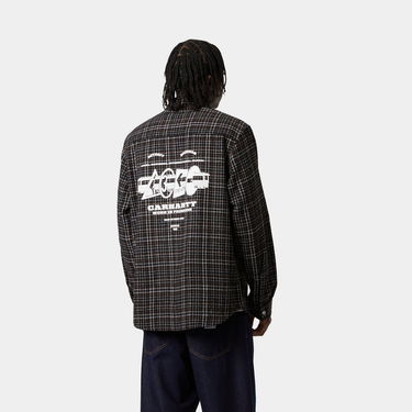 Košeľa Carhartt WIP Carhartt WIP Runaway Millett Long Sleeve Shirt Hnedá | I034383_4, 2