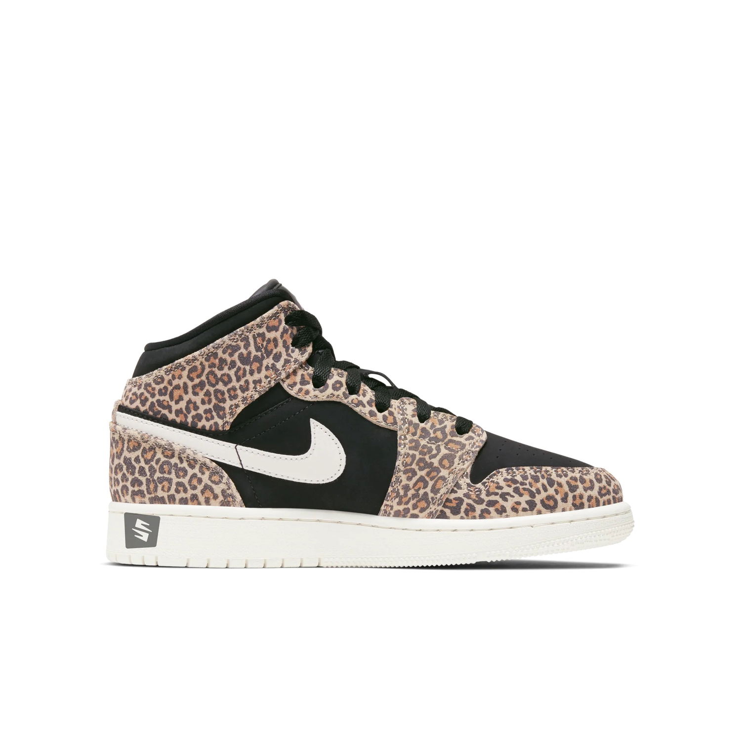 Tenisky a topánky Jordan Air Jordan 1 Mid SE "Leopard" GS Hnedá | BQ6931-021, 0
