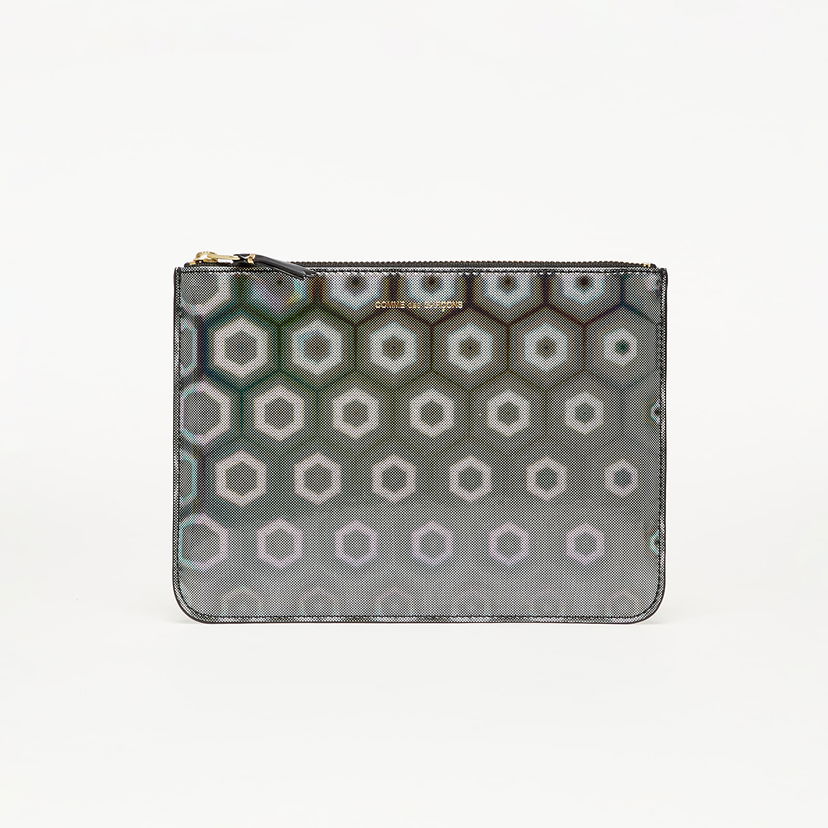 Peňaženka Comme des Garçons Black Rainbow Wallet Metalická | SA5100BR