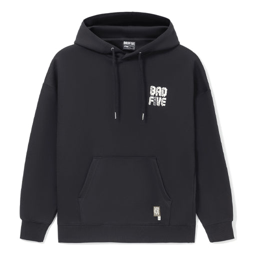 Mikina Li-Ning BADFIVE Limited Series Loose Pullover Hoodie Čierna | AWDS131-4
