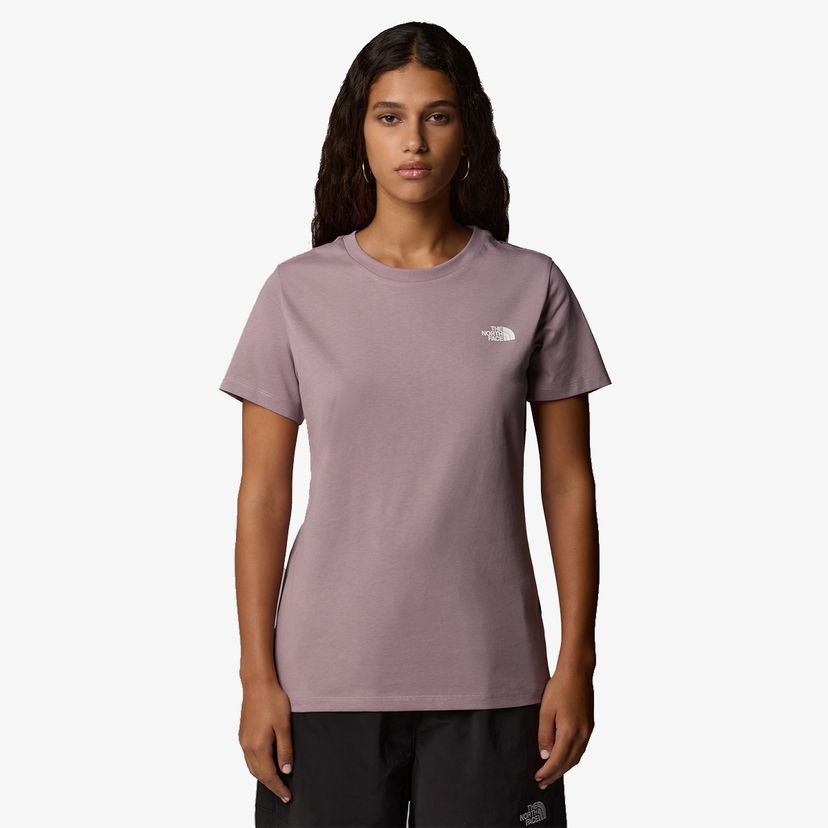 Tričko The North Face W S/S SIMPLE DOME TEE Fialová | NF0A87NH3OX1