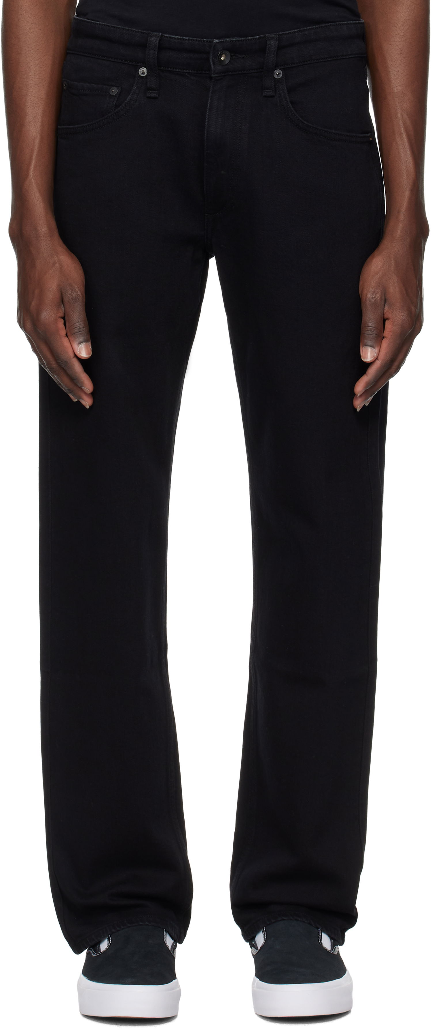 Džínsy rag & bone Fit 4 Straight Fit Jeans Čierna | MED24P1247FMBL, 0