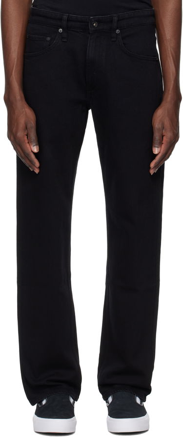 Džínsy rag & bone Fit 4 Straight Fit Jeans Čierna | MED24P1247FMBL, 0