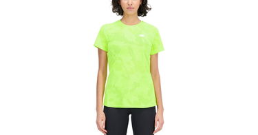 Tričko New Balance Q Speed Zelené | wt33281-thw, 1