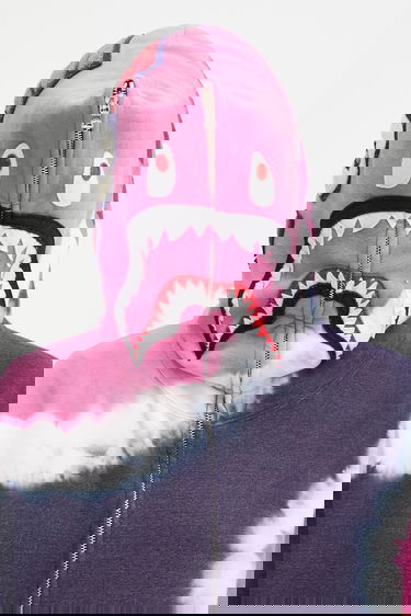 Mikina BAPE Hand Dye Shark Hooded Full-Zip Tie-Dye Rôznofarebný | 001ZPL302008L, 3