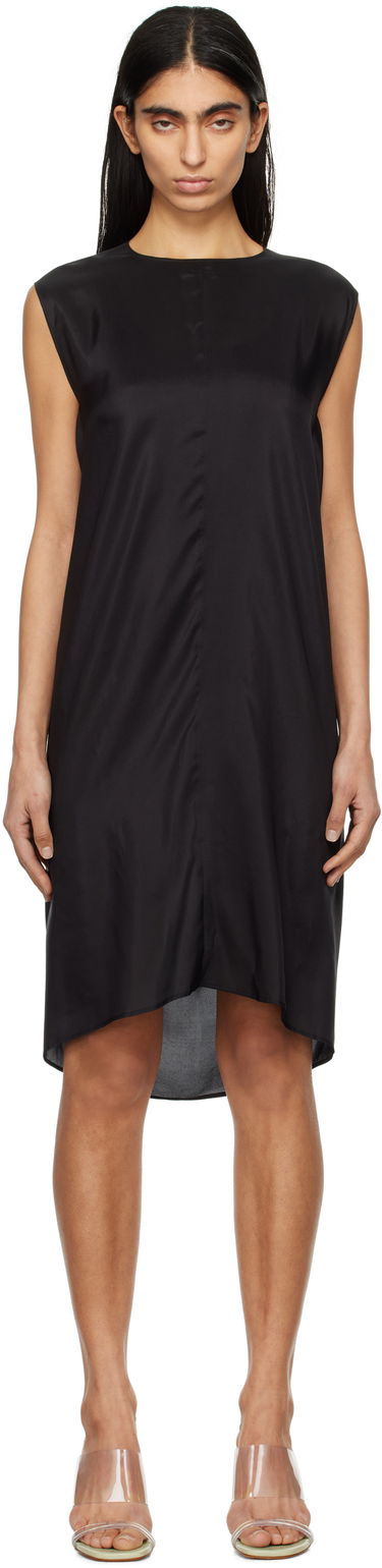 Šaty Maison Margiela MM6 Maison Margiela Silk Shift Midi Dress Čierna | S52DA0064 M35244, 0