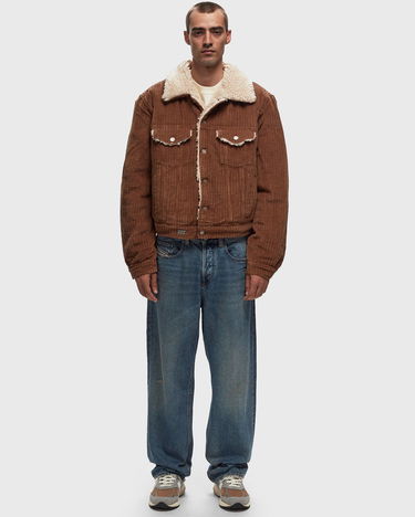 Bunda ERL Sherpa Corduroy Trucker Jacket Hnedá | ERL09J003, 1