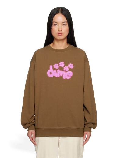 Mikina Dime Pawz Sweatshirt Hnedá | DIME23D2F14BRW