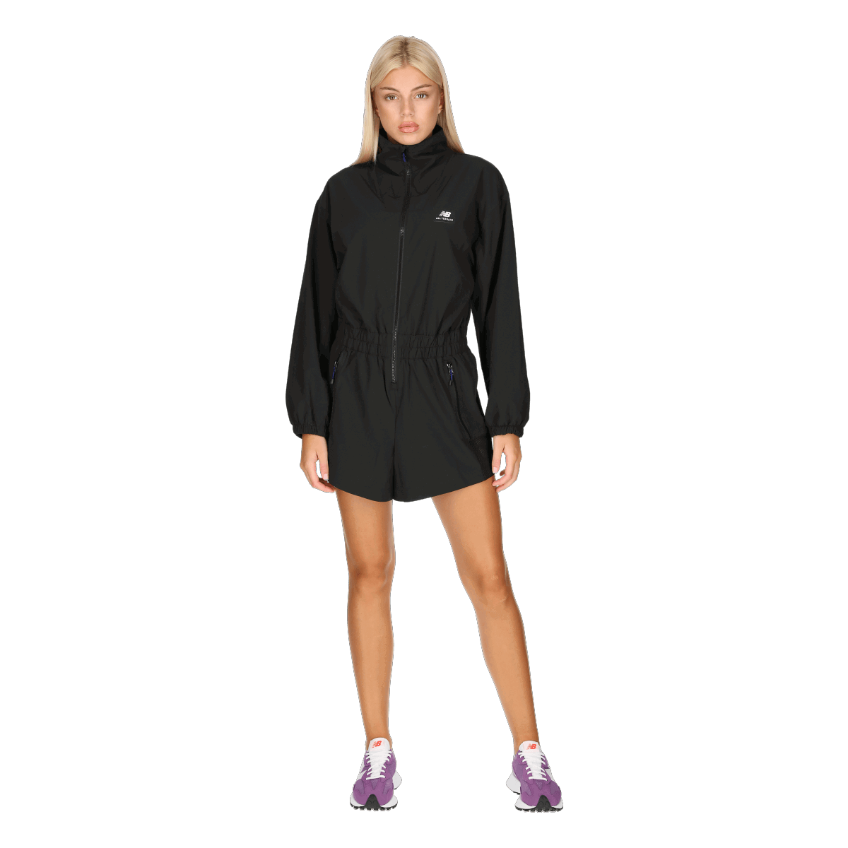 Overal New Balance All Terrain Woven Romper Čierna | WU21500-BK, 0