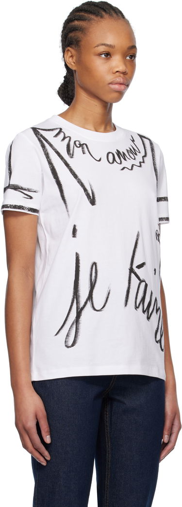 Tričko Balmain Balmain Short-Sleeved 'Je T'aime' T-Shirt Biela | EF1EF000GE35, 1