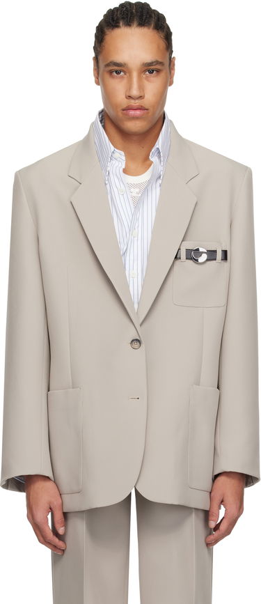 Bunda Coperni Coperni Tailored Blazer with Belted Pocket Béžová | COPV69F3004MEN, 0