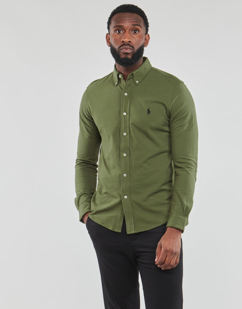 Košeľa Polo by Ralph Lauren Polo Pony Embroidered Cotton Shirt Zelené | 710654408092