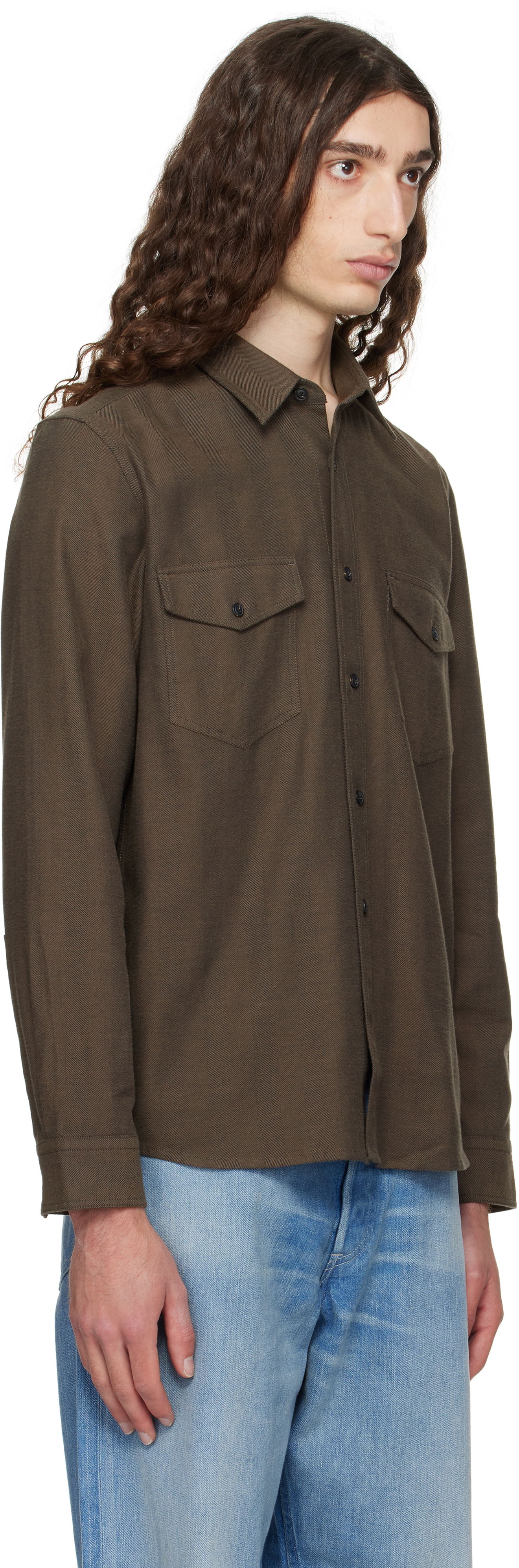 Košeľa BOSS Hugo Flap Pocket Shirt Zelené | 50545396, 1