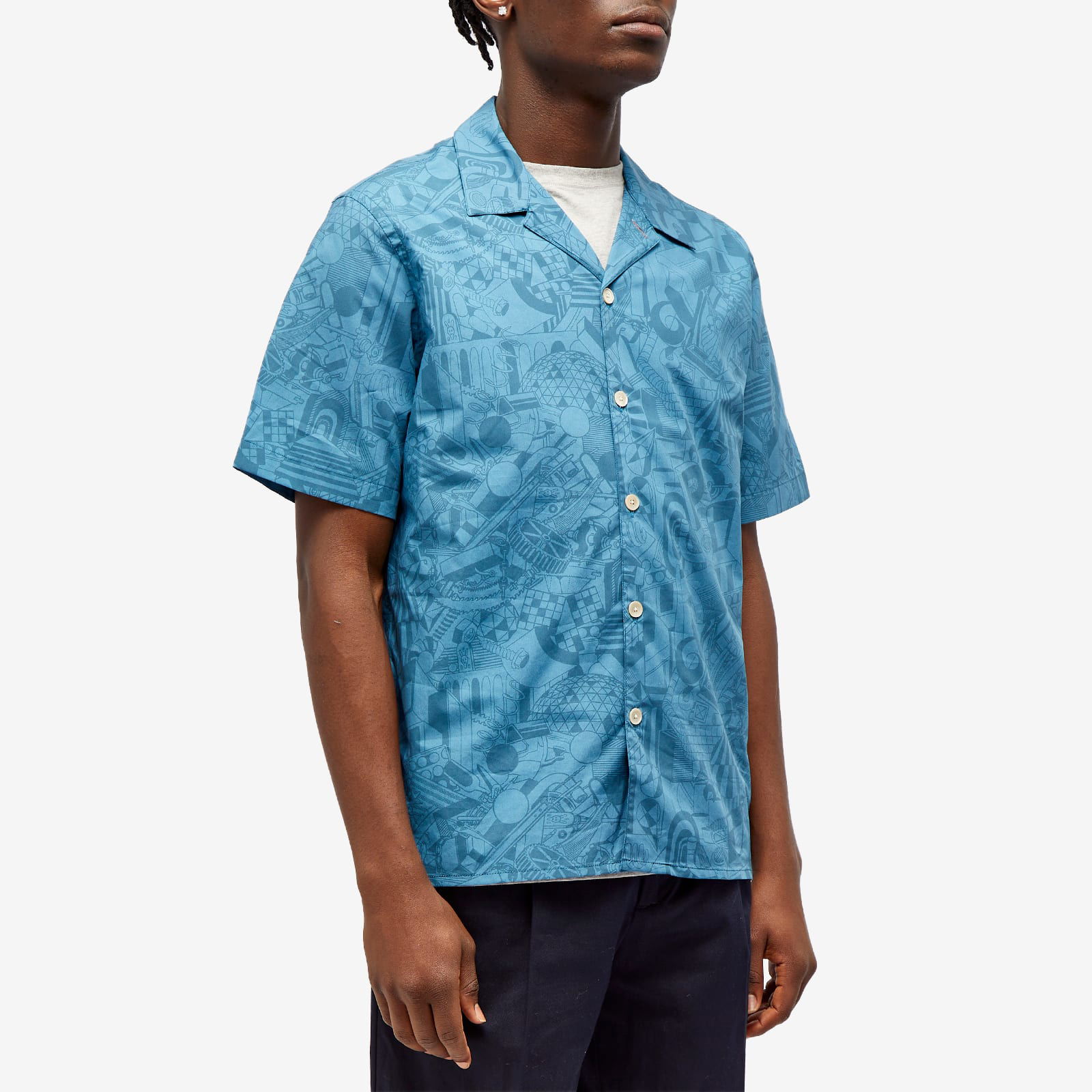 Paul Smith Men's Jack's World Vacation Shirt