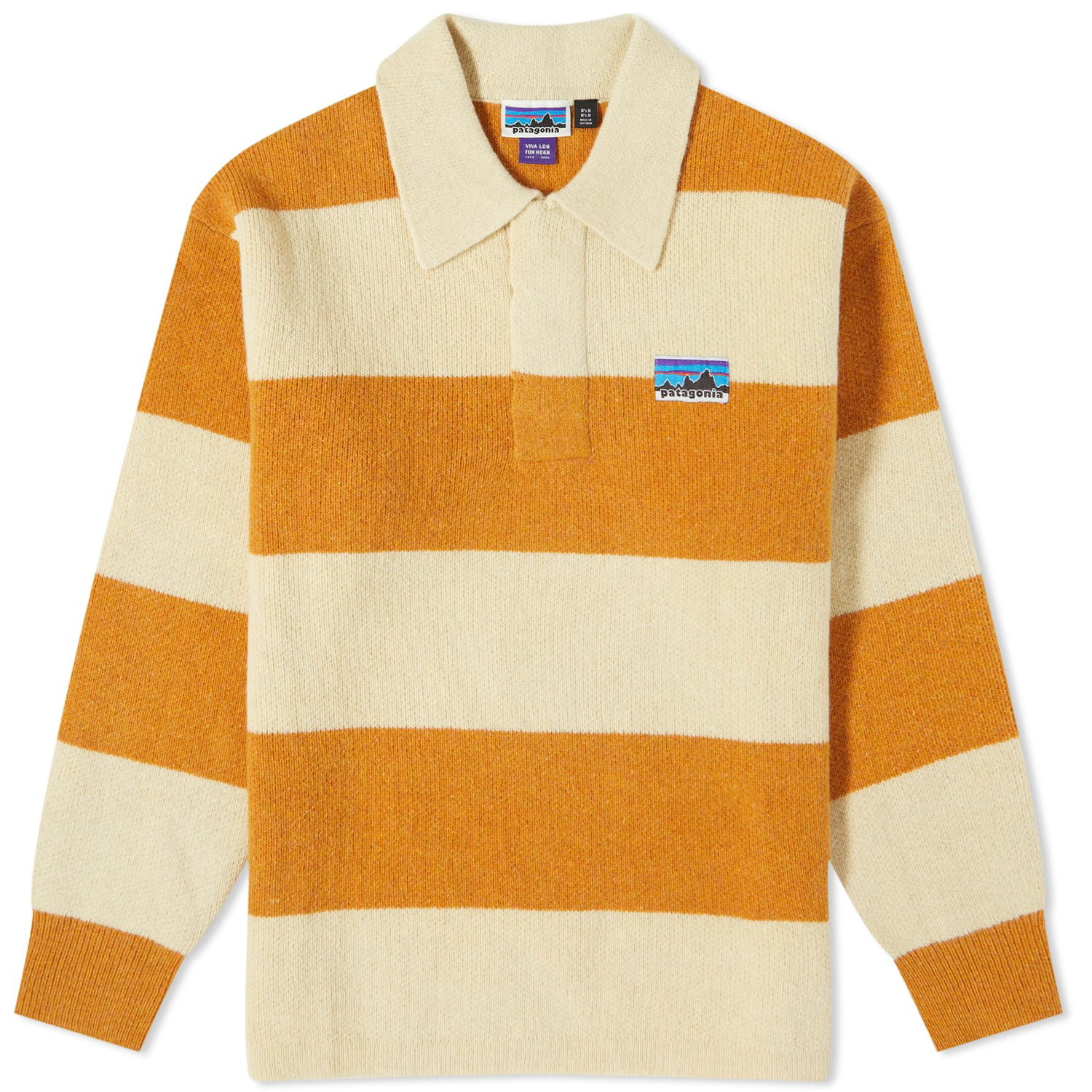 Sveter Patagonia 50th Anniversary Recycled Wool Rugby Knit Oranžová | 50900-RSMA, 0