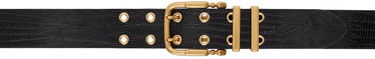 Opasok BY FAR BY FAR Duo Grommet Belt Čierna | 23CRDUBLF, 0