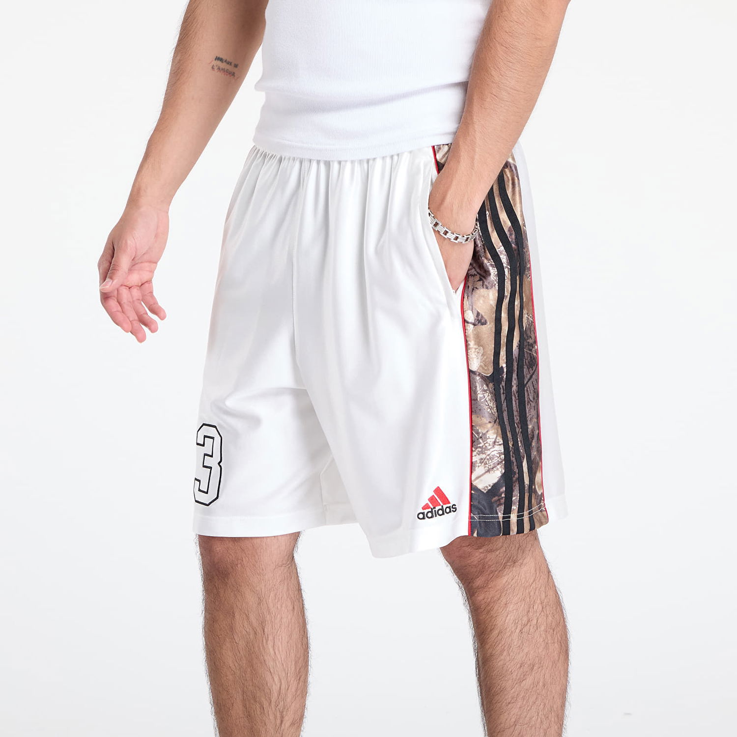 Šortky adidas Originals adidas Originals Camo Shorts Biela | KD6260, 1