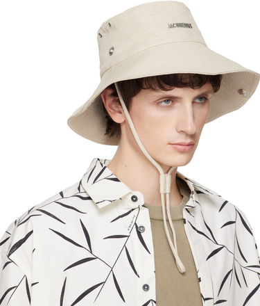 Klobúk Jacquemus La Croisière 'The de-Nîmes' Denim Bucket Hat Béžová | 25EACU00721AW00595, 3