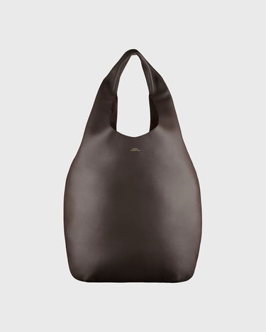 Taška cez rameno A.P.C. A.P.C. Le Neige Leather Shoulder Bag Hnedá | PXCBC-F67008-CAV, 1
