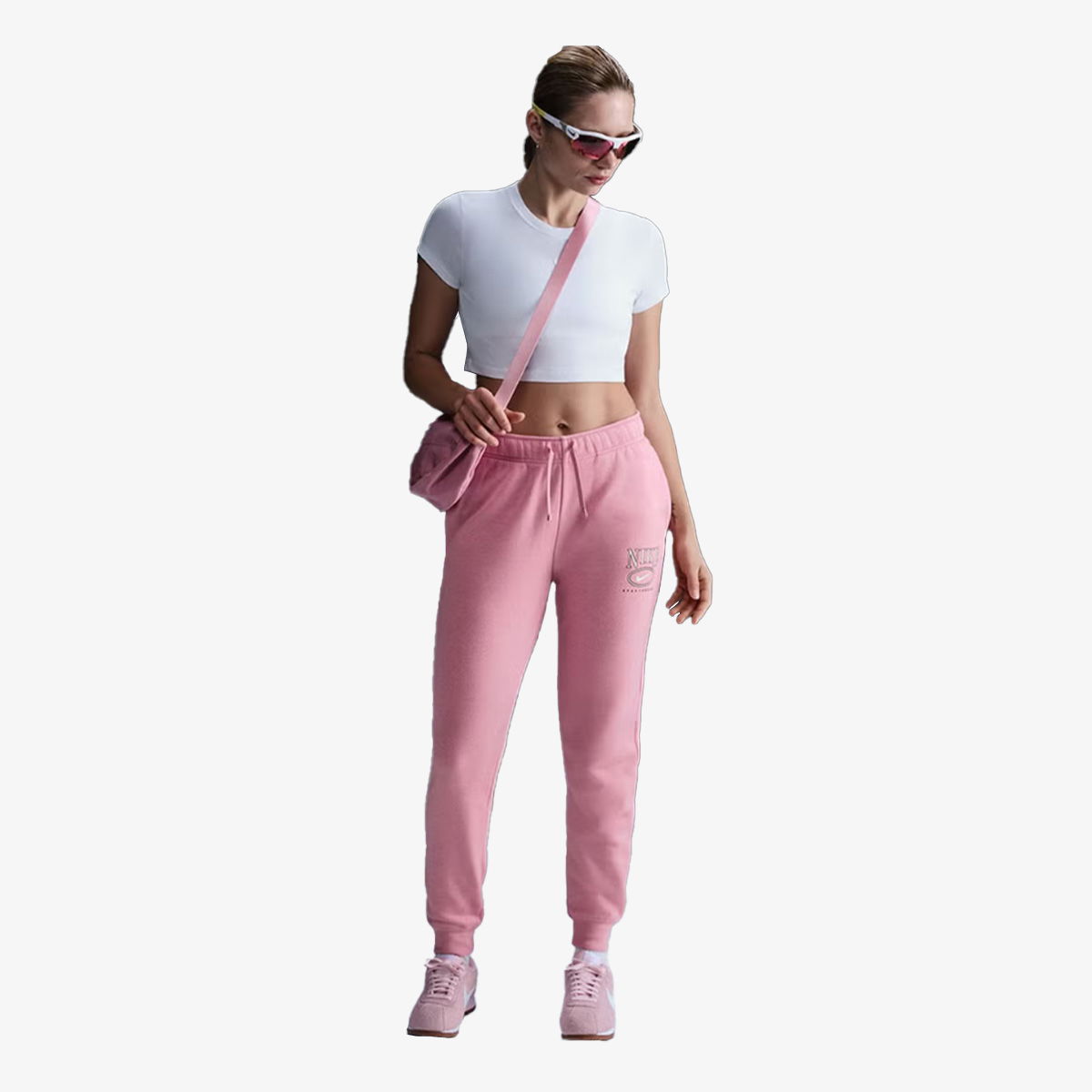 Tepláky Nike Club Fleece Graphic Standard Pants Ružová | IB1988-699, 1