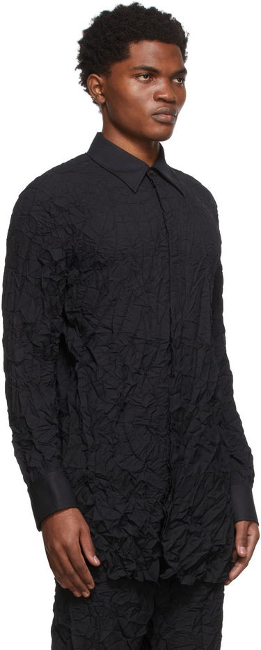 Košeľa Dion Lee Crinkle Button-Up Shirt Čierna | C5017S22, 1